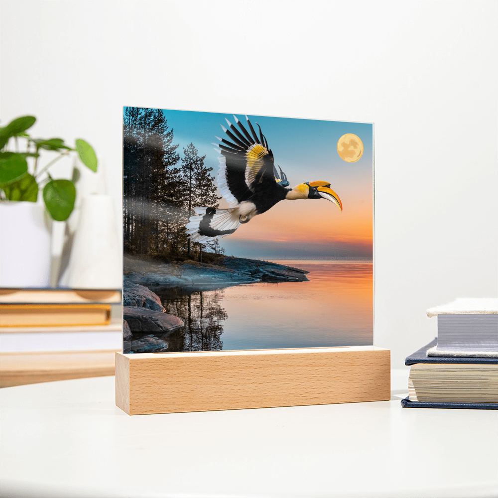 "Beautiful Acrylic Plaque – Stylish Room Decoration"