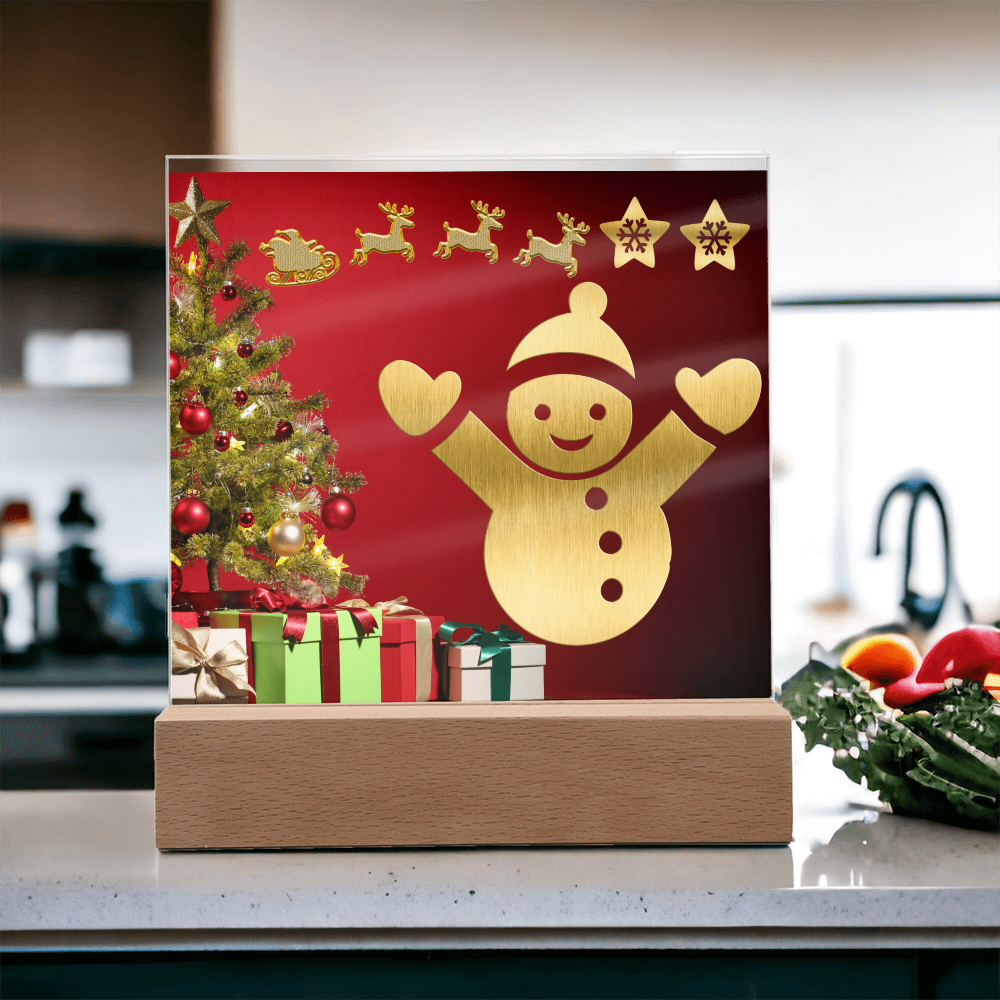 “Handcrafted Acrylic Plaque – Stylish Room Decoration”