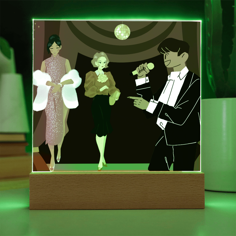 “Handcrafted Acrylic Plaque – Stylish Room Decoratio