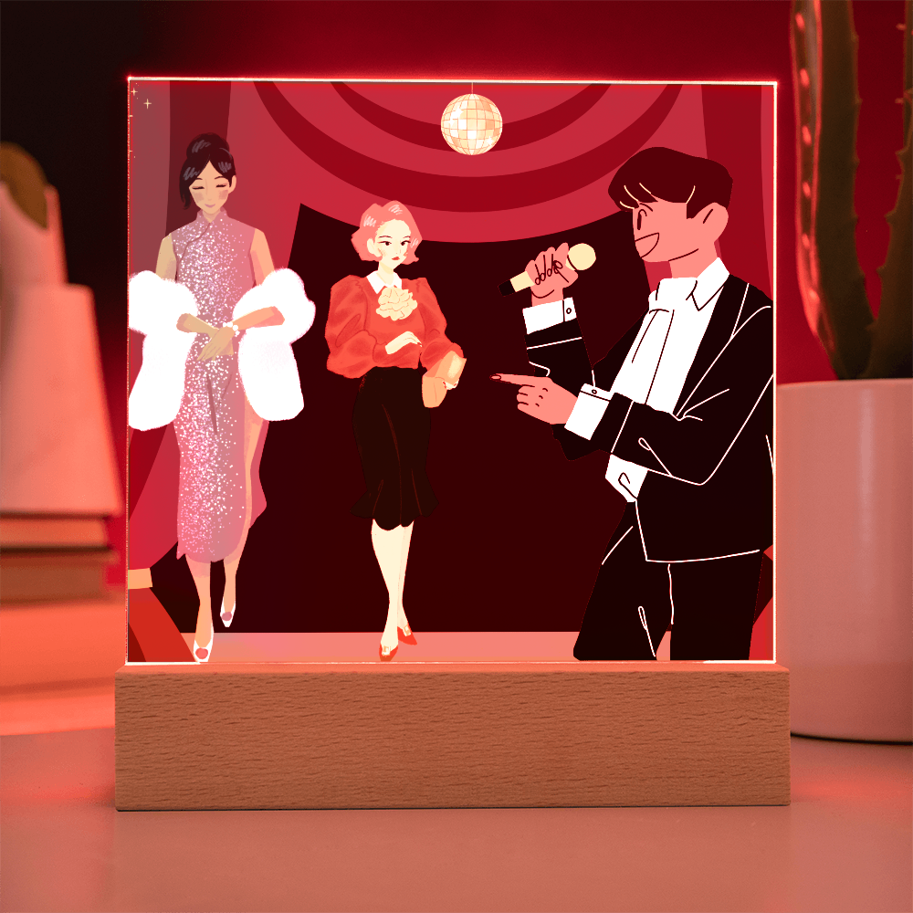 “Handcrafted Acrylic Plaque – Stylish Room Decoratio