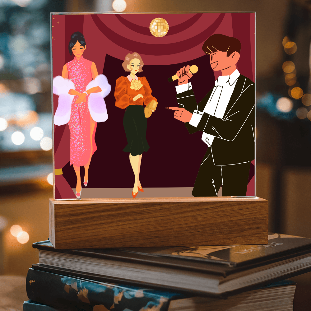 “Handcrafted Acrylic Plaque – Stylish Room Decoratio