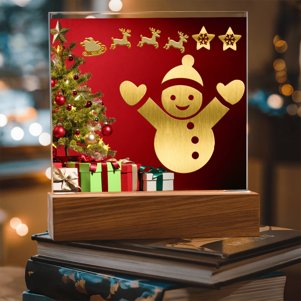 “Handcrafted Acrylic Plaque – Stylish Room Decoration”