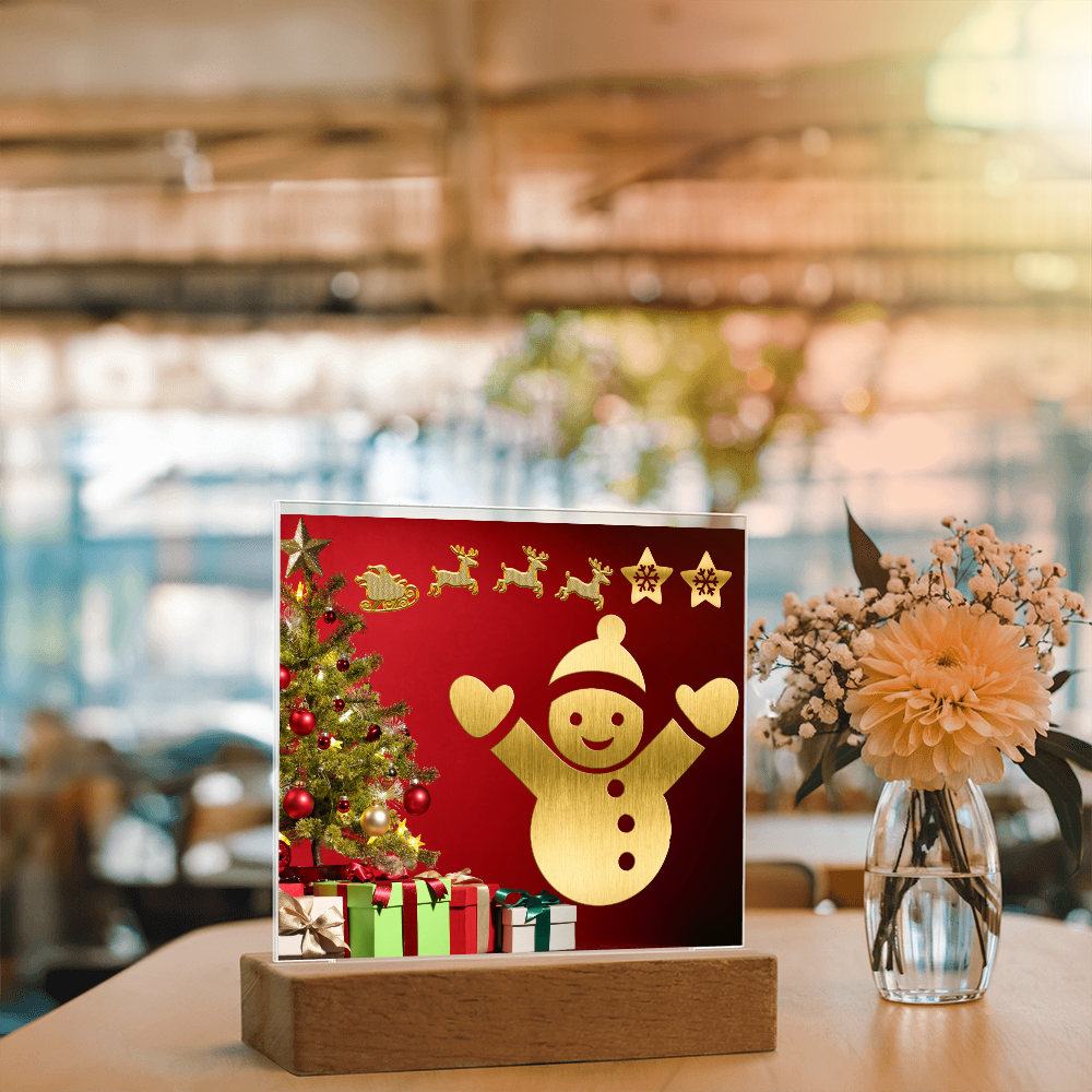 “Handcrafted Acrylic Plaque – Stylish Room Decoration”