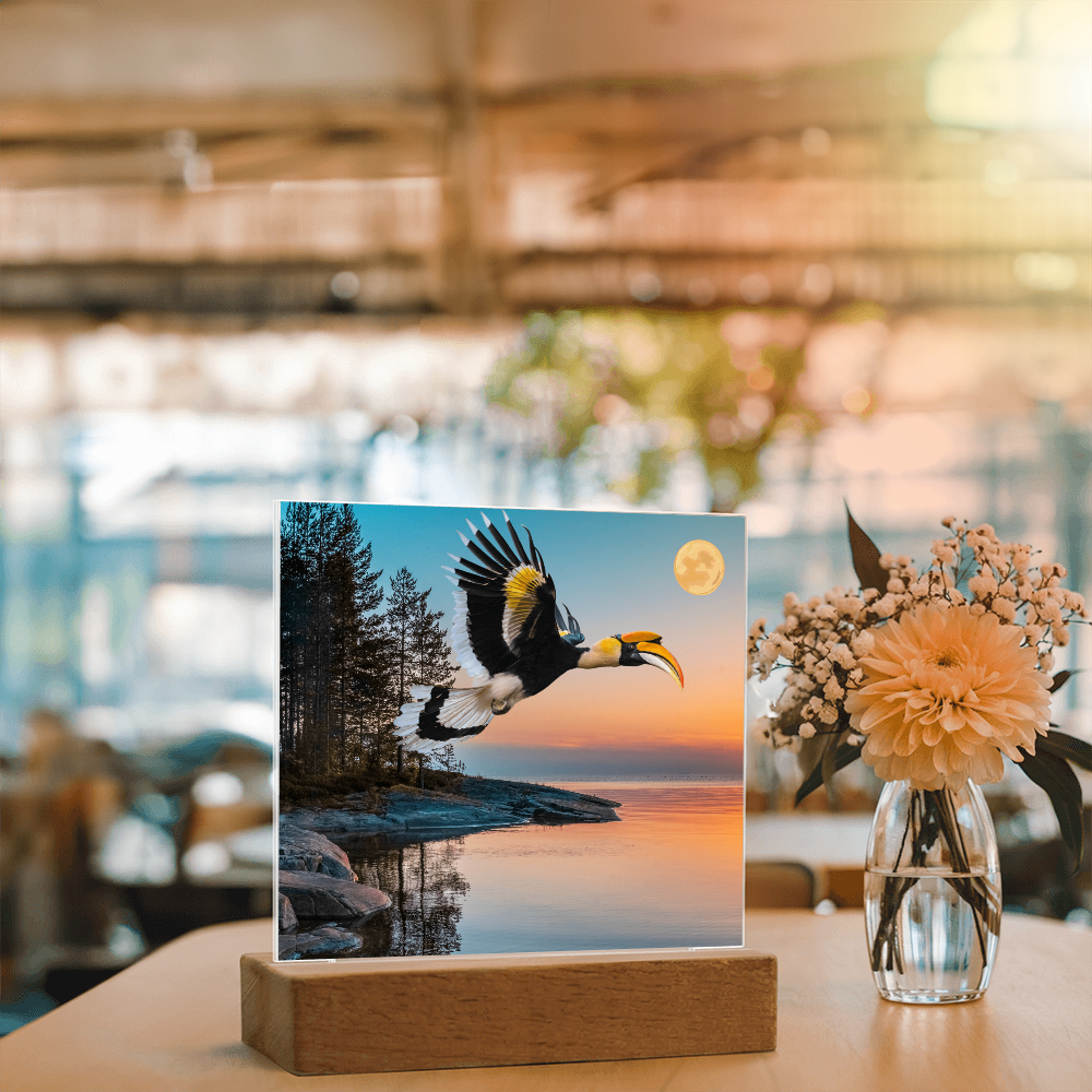 "Beautiful Acrylic Plaque – Stylish Room Decoration"