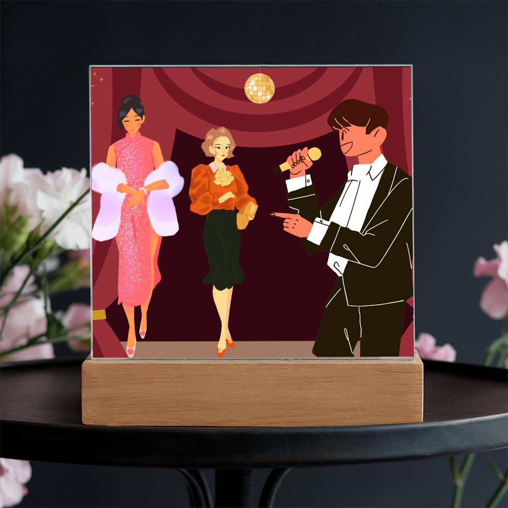“Handcrafted Acrylic Plaque – Stylish Room Decoratio