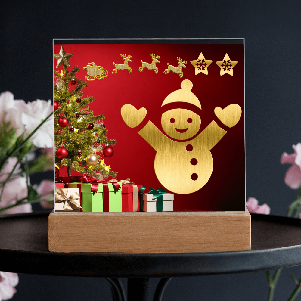 “Handcrafted Acrylic Plaque – Stylish Room Decoration”