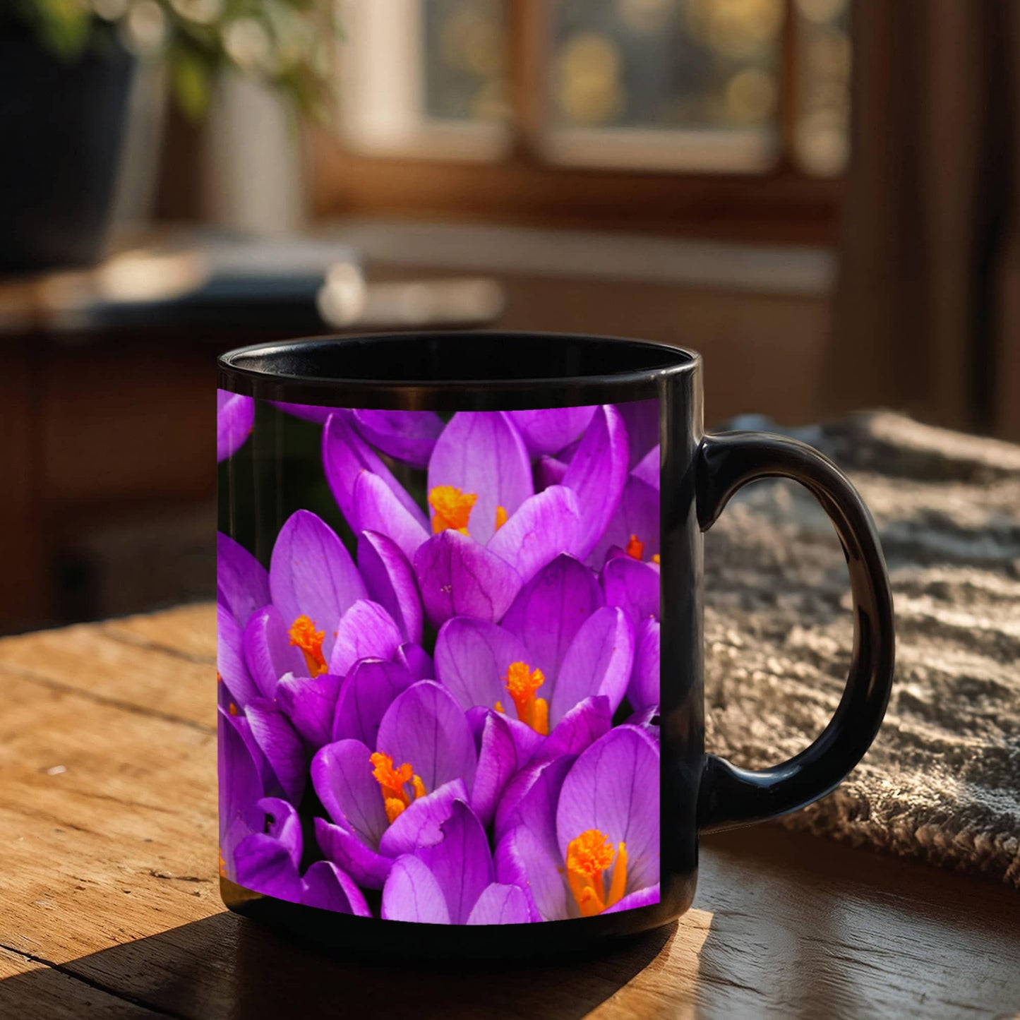 Custom Ceramic  Flower Cup Tile – Gift For Any Occasions