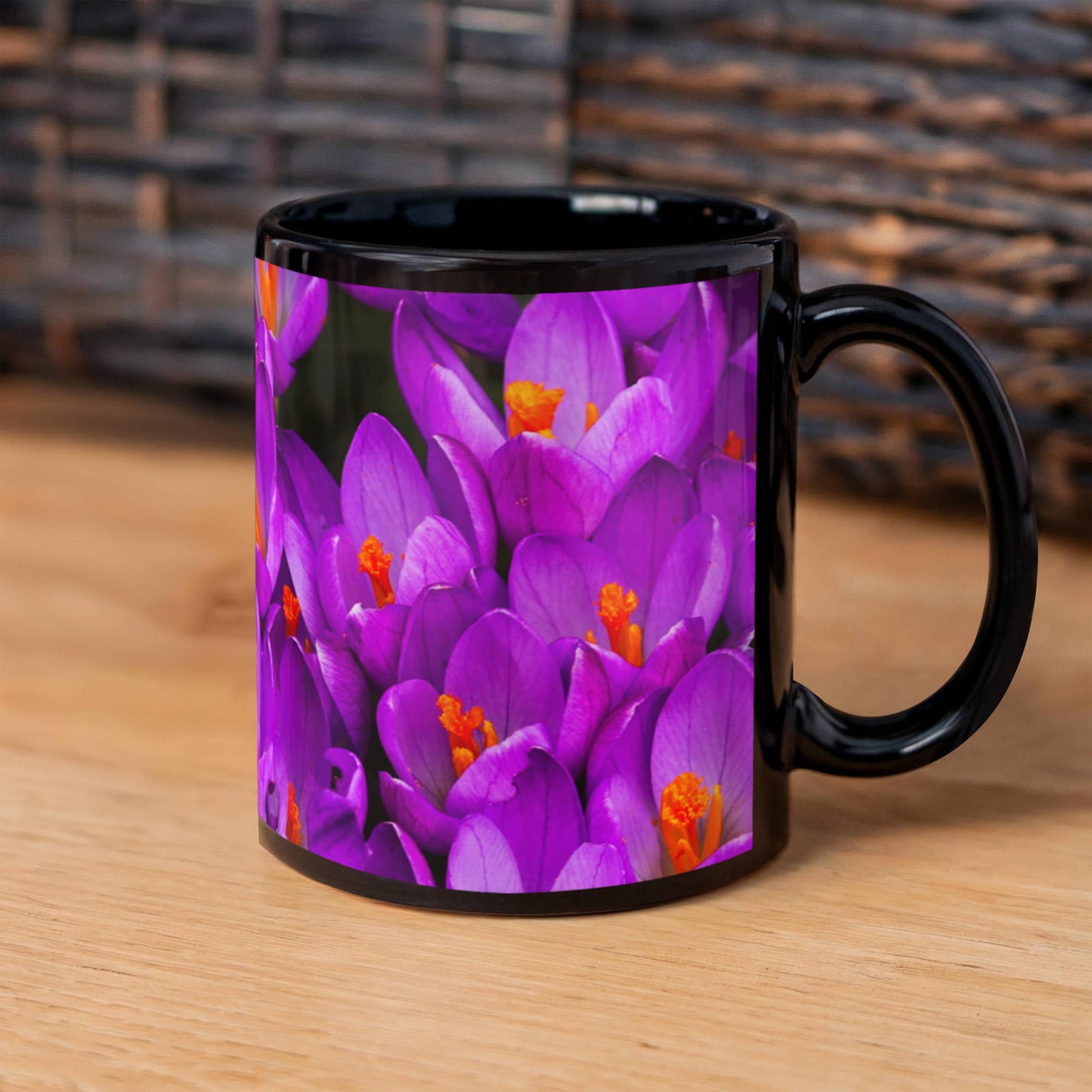 Custom Ceramic  Flower Cup Tile – Gift For Any Occasions