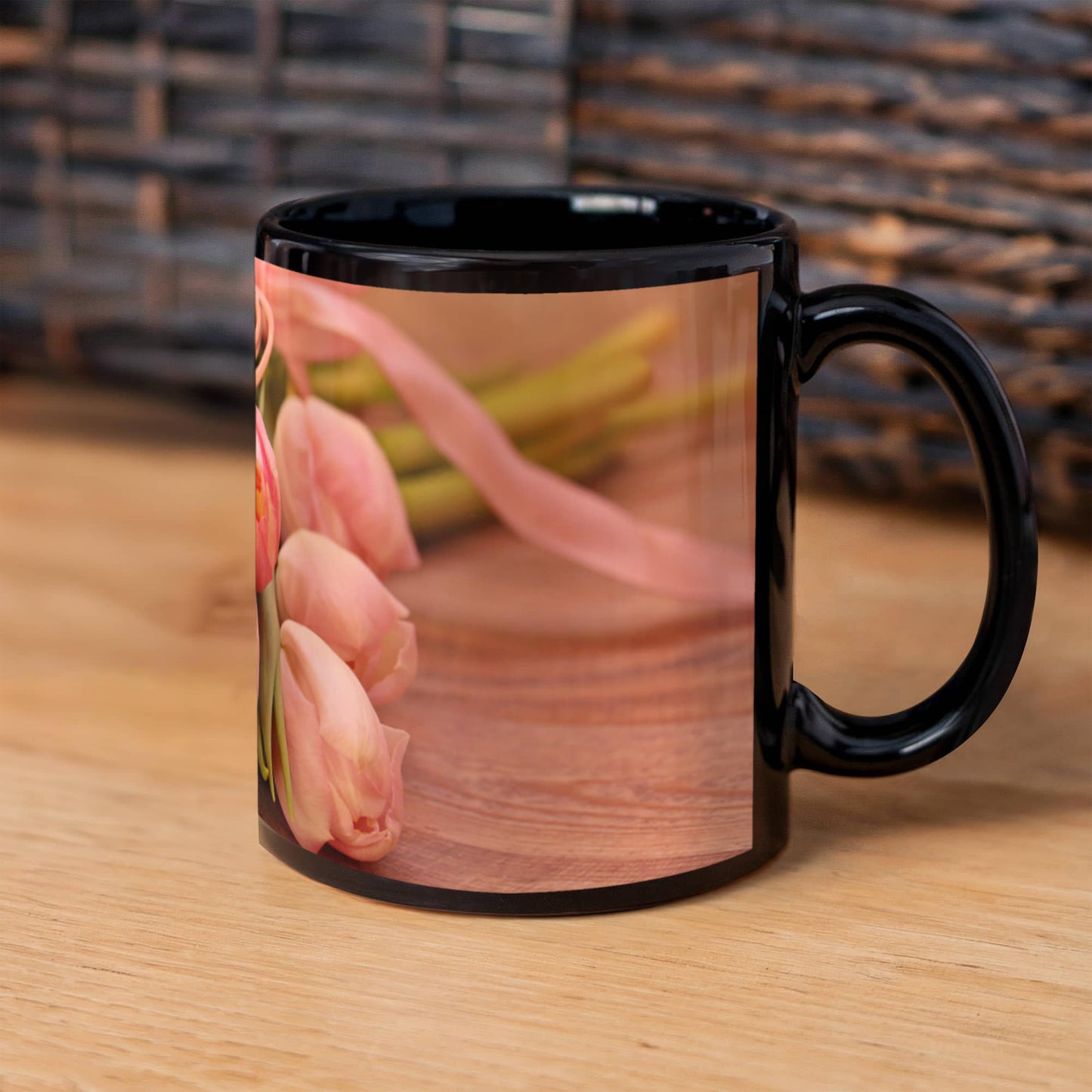 Custom Ceramic  Flower Cup Tile –  Best Gift For Any Oc