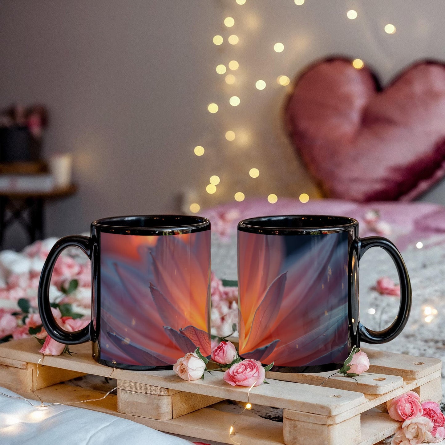 Custom Ceramic  Flower Cup Tile – Gift For Any Occasions