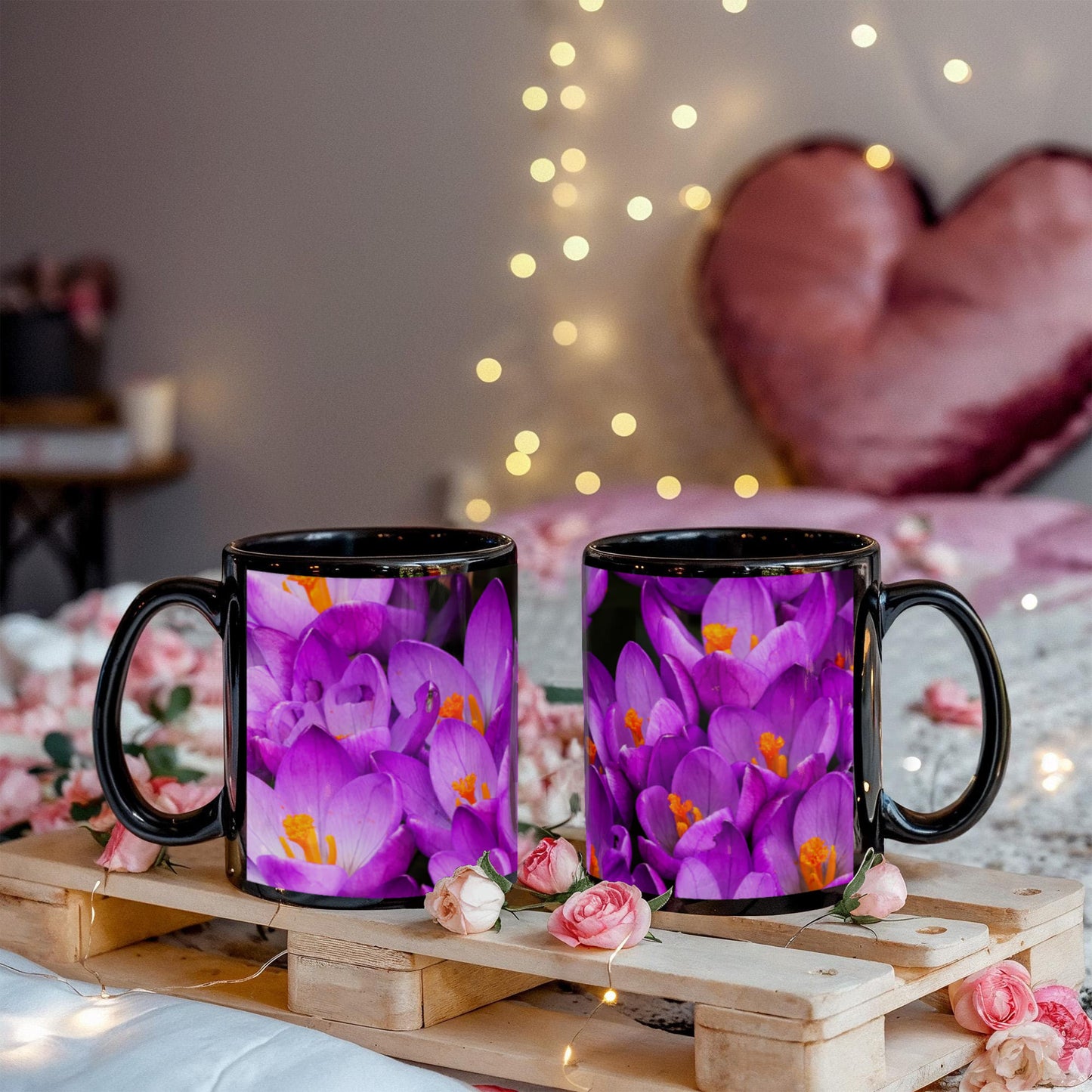 Custom Ceramic  Flower Cup Tile – Gift For Any Occasions