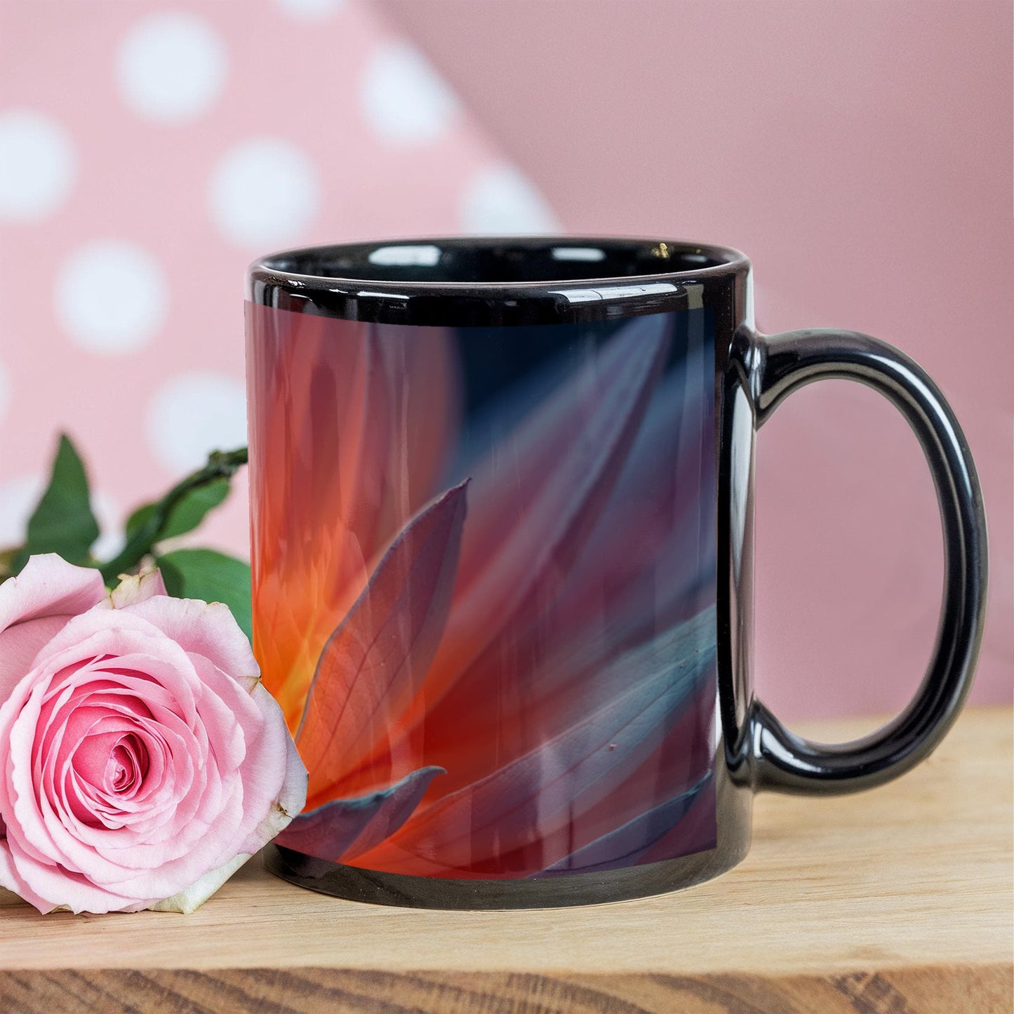 Custom Ceramic  Flower Cup Tile – Gift For Any Occasions