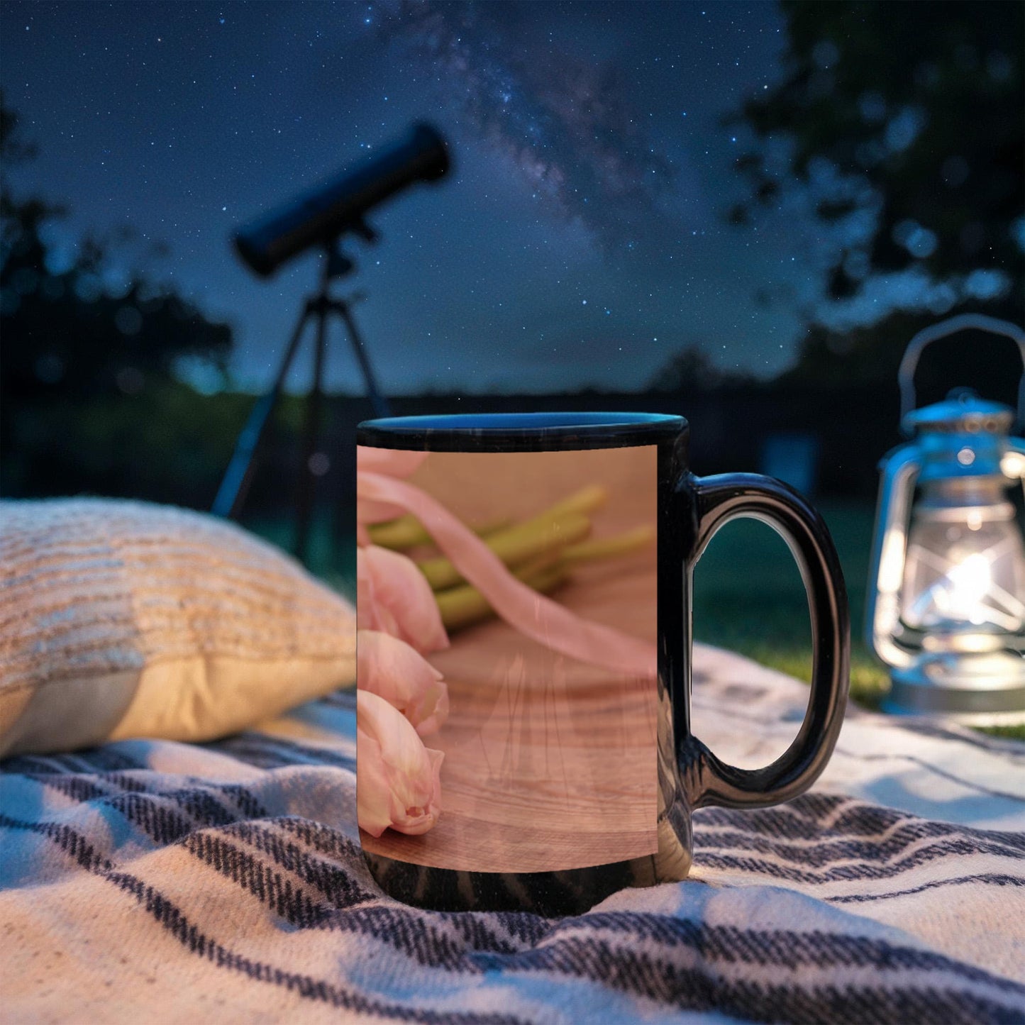 Custom Ceramic  Flower Cup Tile –  Best Gift For Any Oc