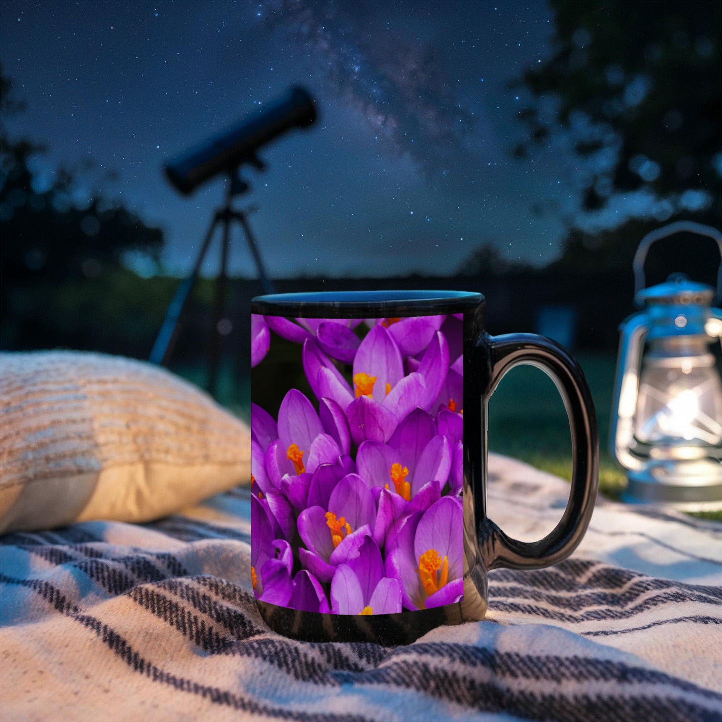 Custom Ceramic  Flower Cup Tile – Gift For Any Occasions