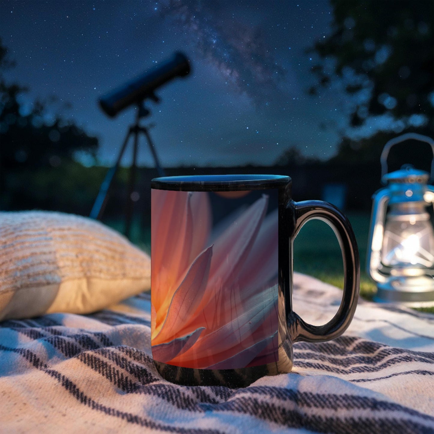 Custom Ceramic  Flower Cup Tile – Gift For Any Occasions