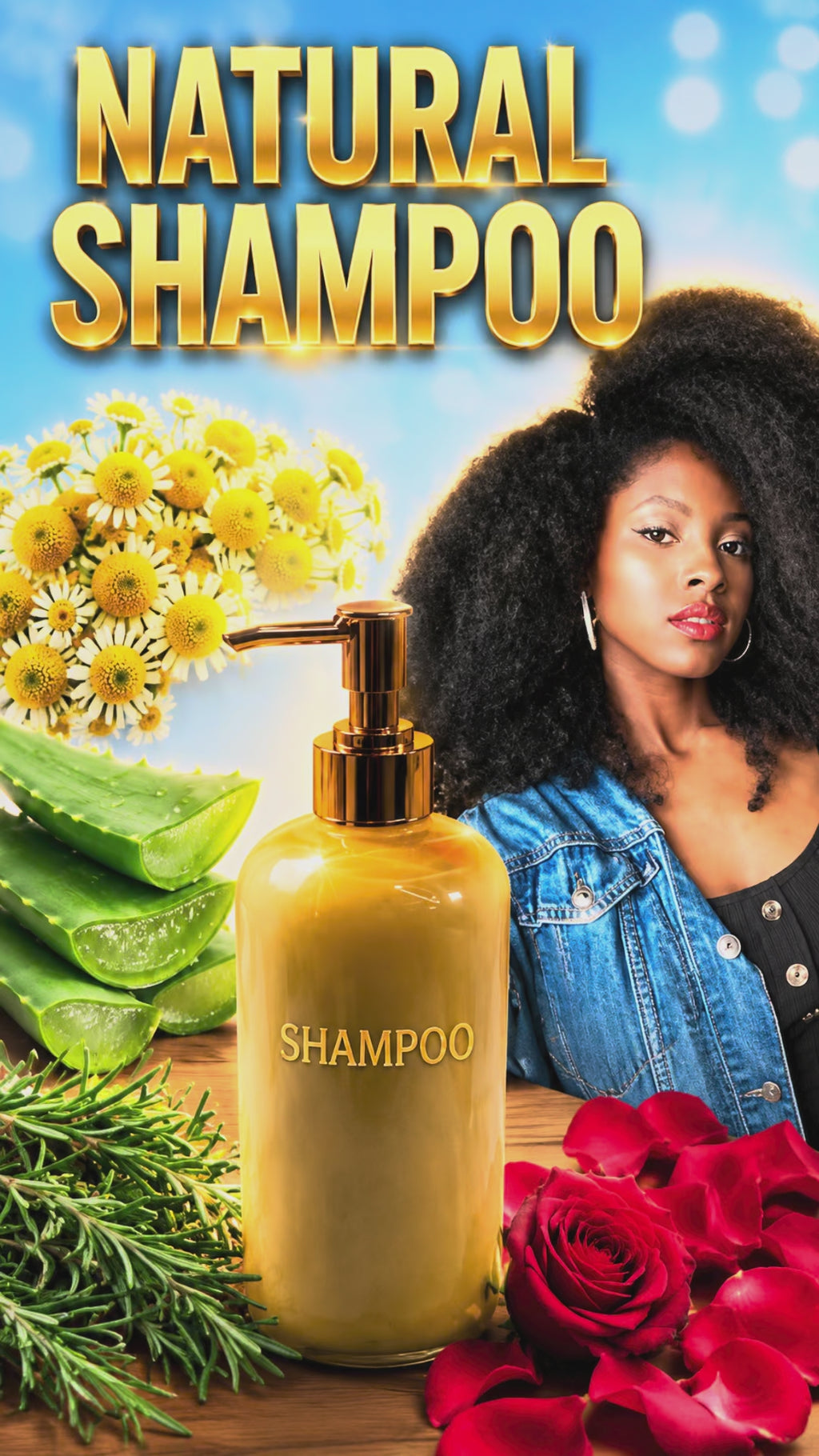 Chamomile, Aloe Vera & Rosemary Shampoo
