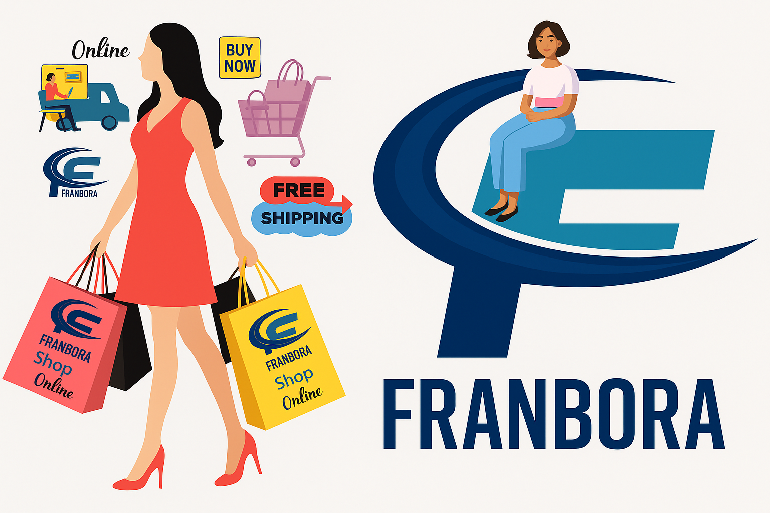 Professional FRANBORA Banner - Clean Design